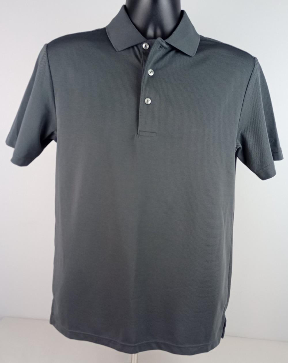 Ben Hogan Performance Men's S Dark Gray Short Sleeve Collar Polo Shirt